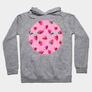 Pink Strawberry Pop Hoodie